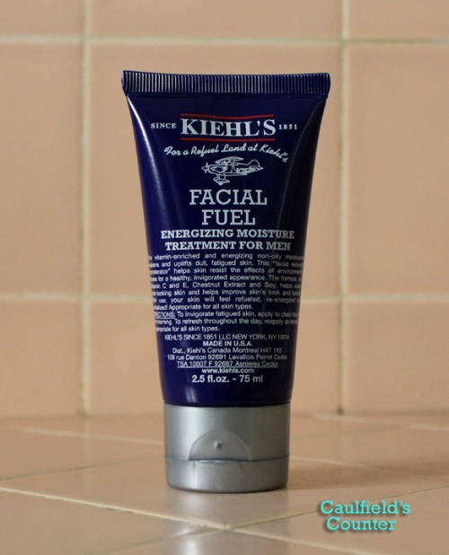 Kiehl's Facial Fuel Energizing Moisture Treatment for Men Product Review Caulfields Counter Mens Grooming Male Skin Care
