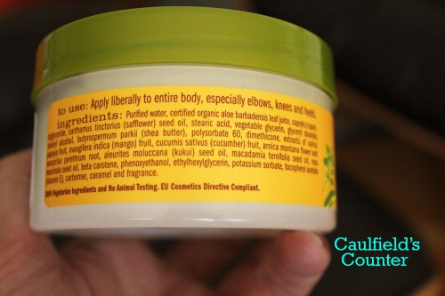 Alba Botanica Hawaiian Papaya Mango Body Cream Ingredients List on Caulfield's Counter